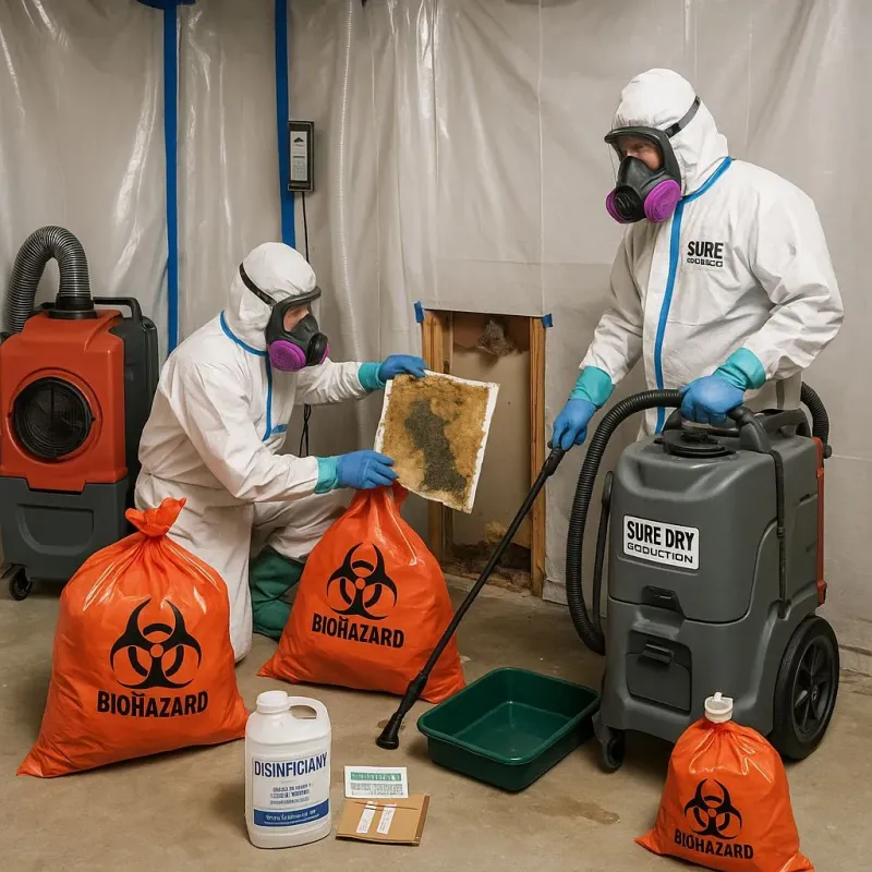 Contaminated Water Handling Protocols process in Glendora, CA
